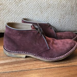Men’s ETRO suede chukka boots